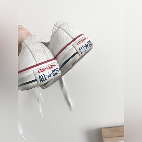 SOLD White Converse - Picture 4 of 5